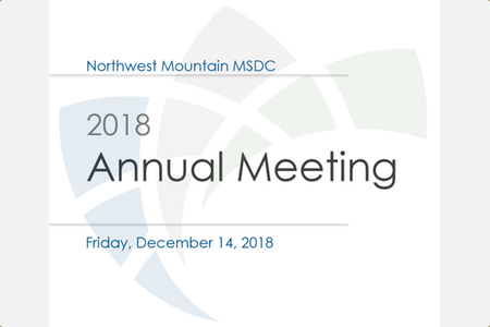 NWMMSDC 2018 Annual Meeting